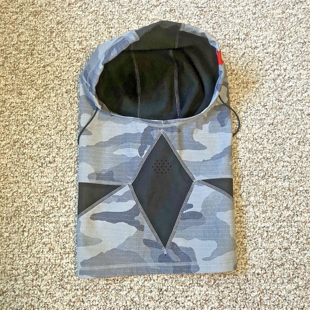 686 Tactical Camo Neck Gaiter with Fleece Lined Hood Adjustable Toggle Military